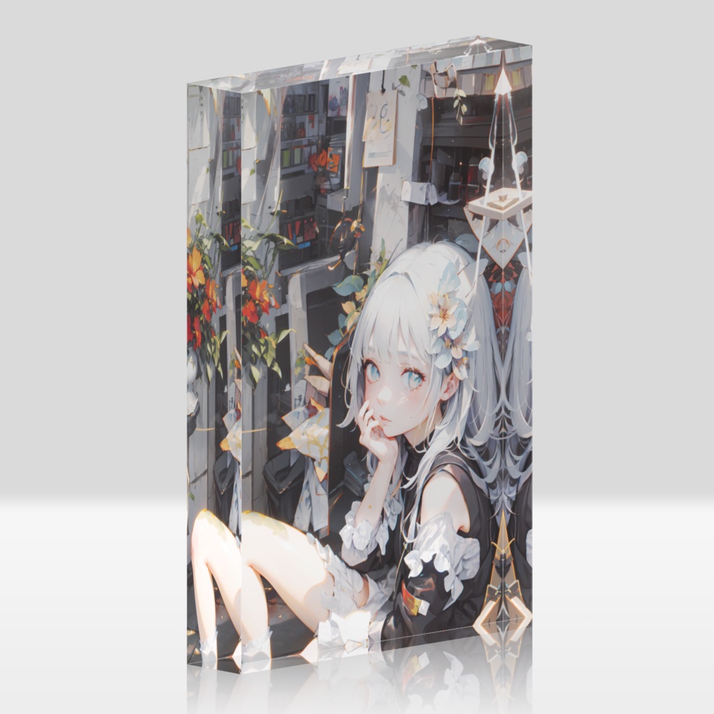 花のアトリエ アクリルブロック