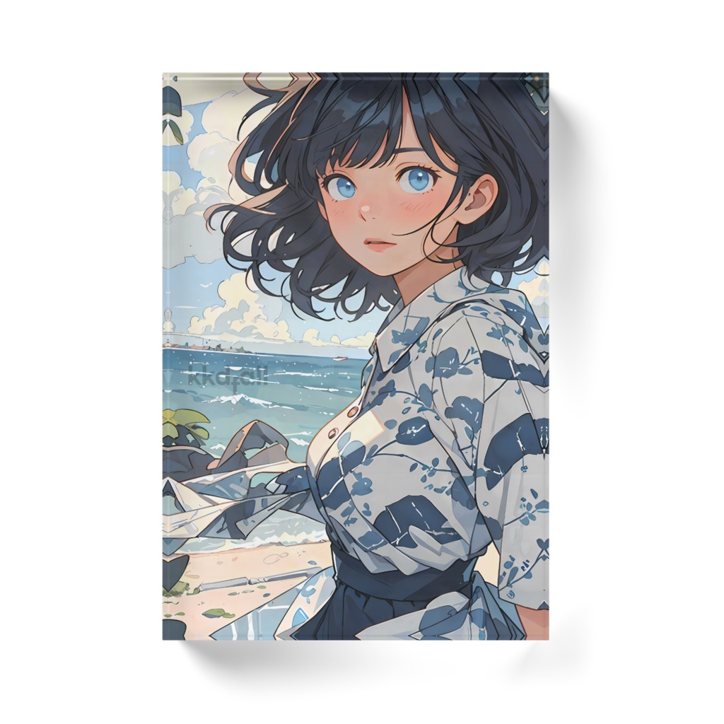 さざなみ アクリルブロック