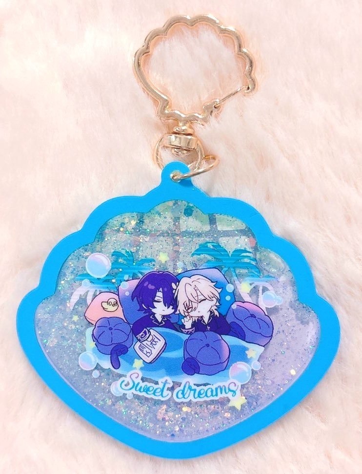 レイチュリグリッターオイルアクキー