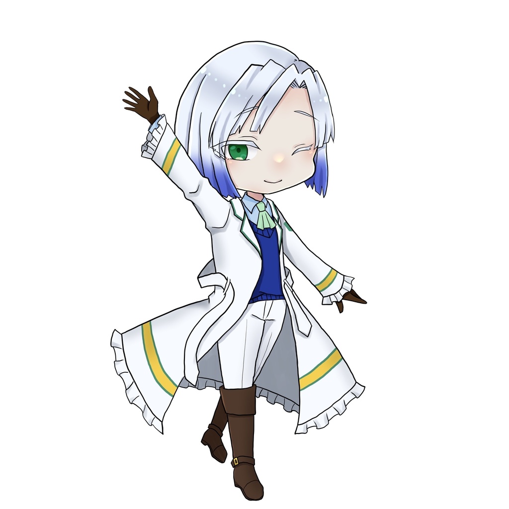 只見線　冬アクリルキーホルダー