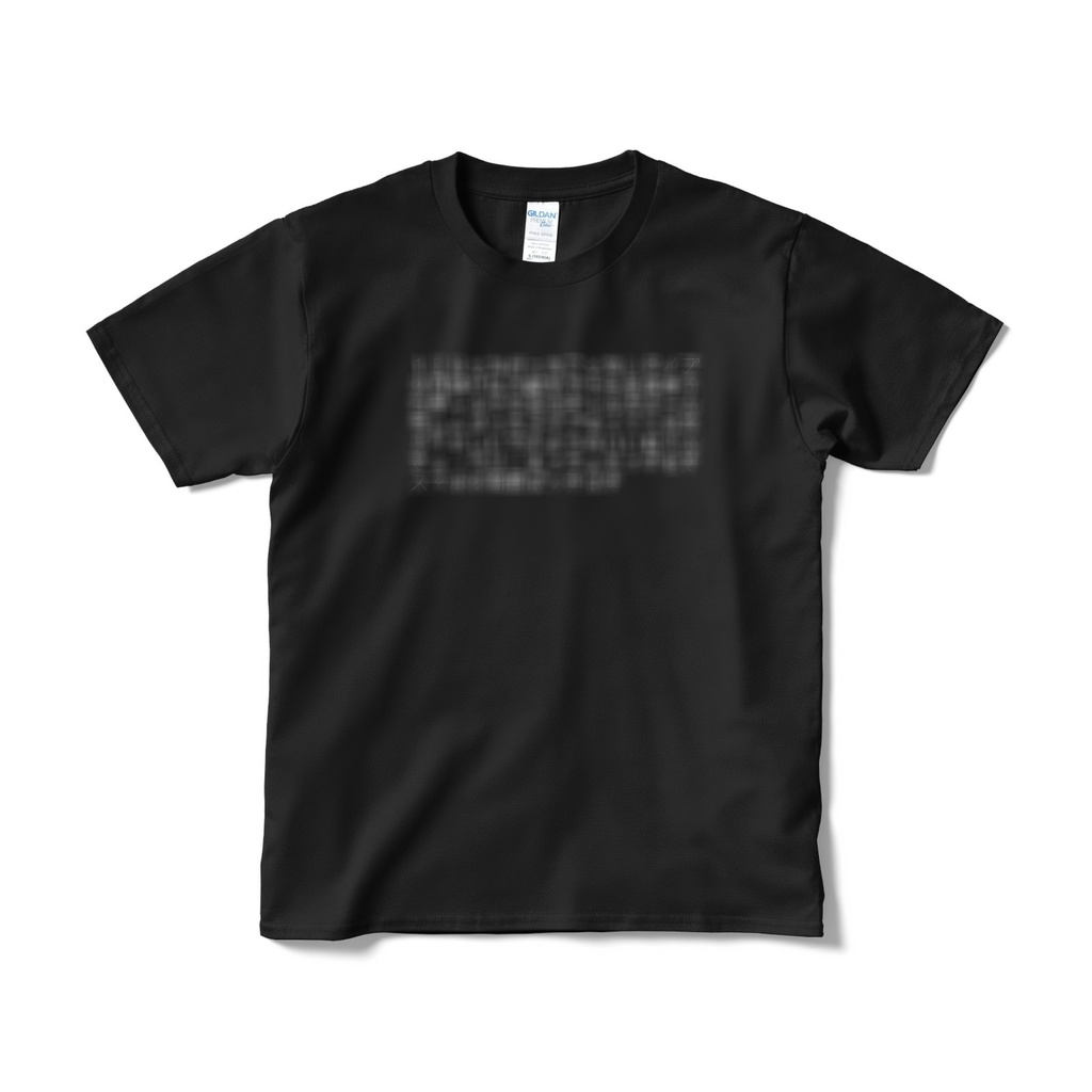 あいさつTシャツ黒