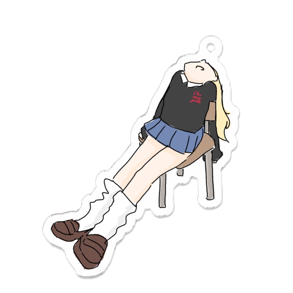 だらけアクキー