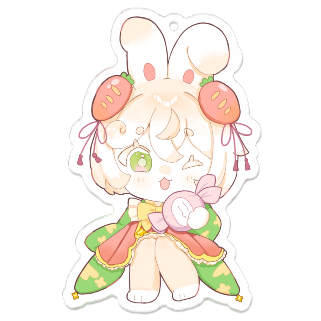 着物うさちゃんキーホルダー