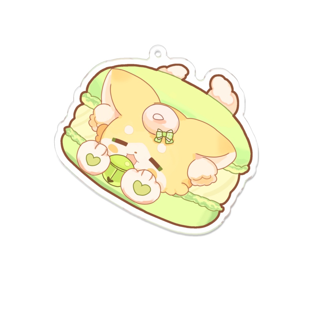 すずらんキツネのキーホルダー2