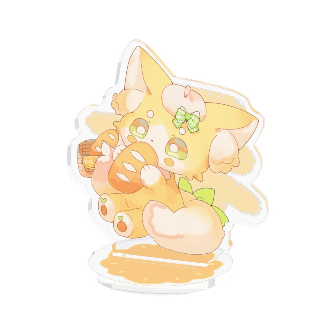 すずらんキツネのアクリルフィギュア