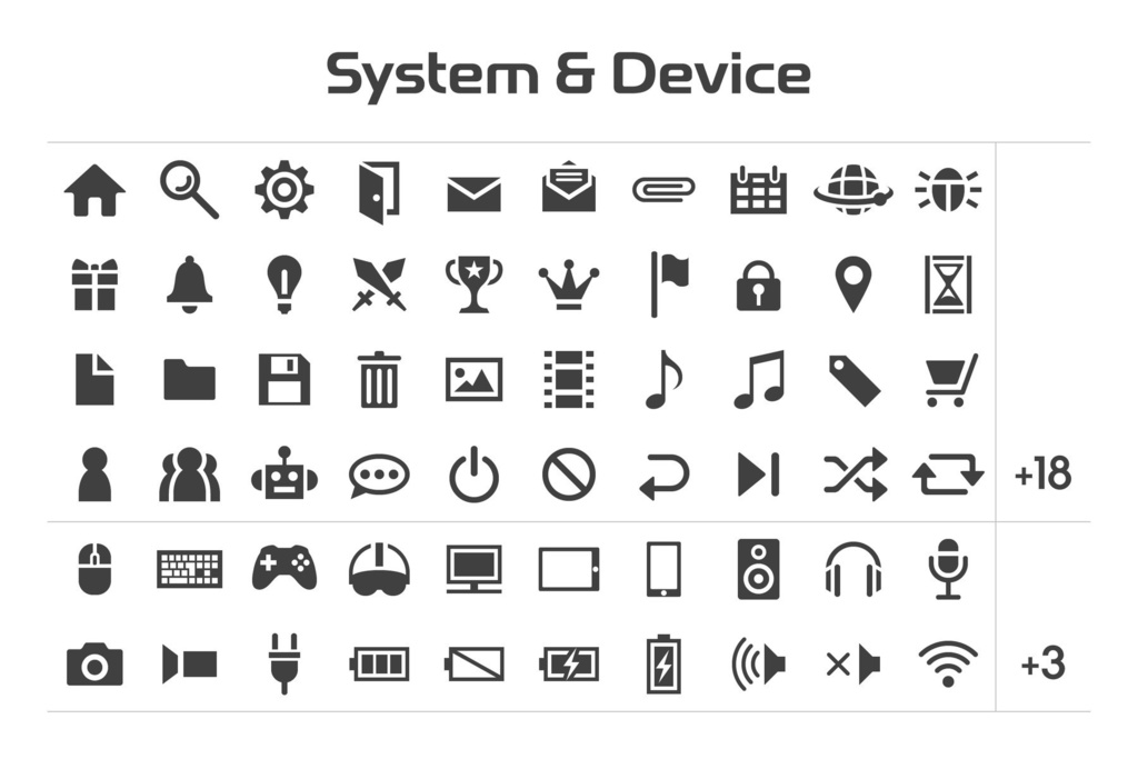Simple & Flat Icon Collection