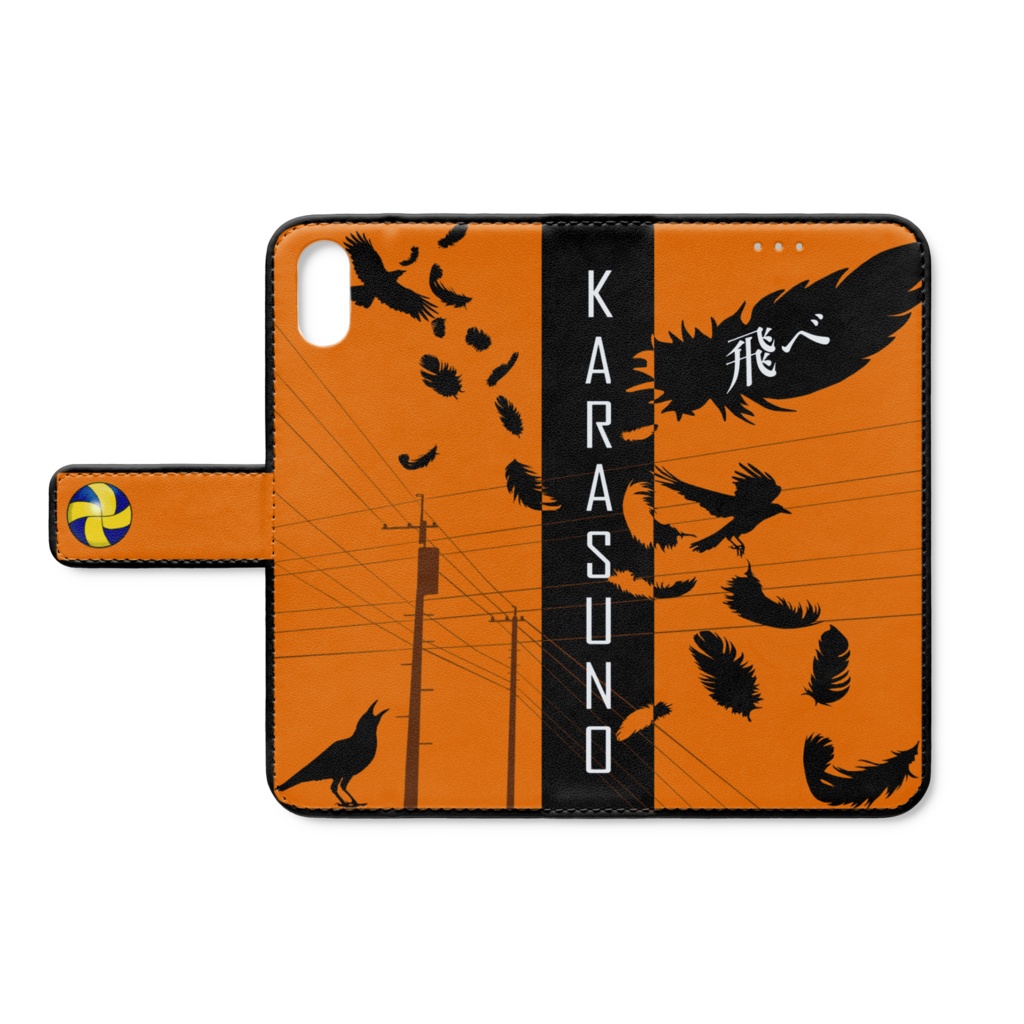 烏野イメージ iPhoneスマホケース