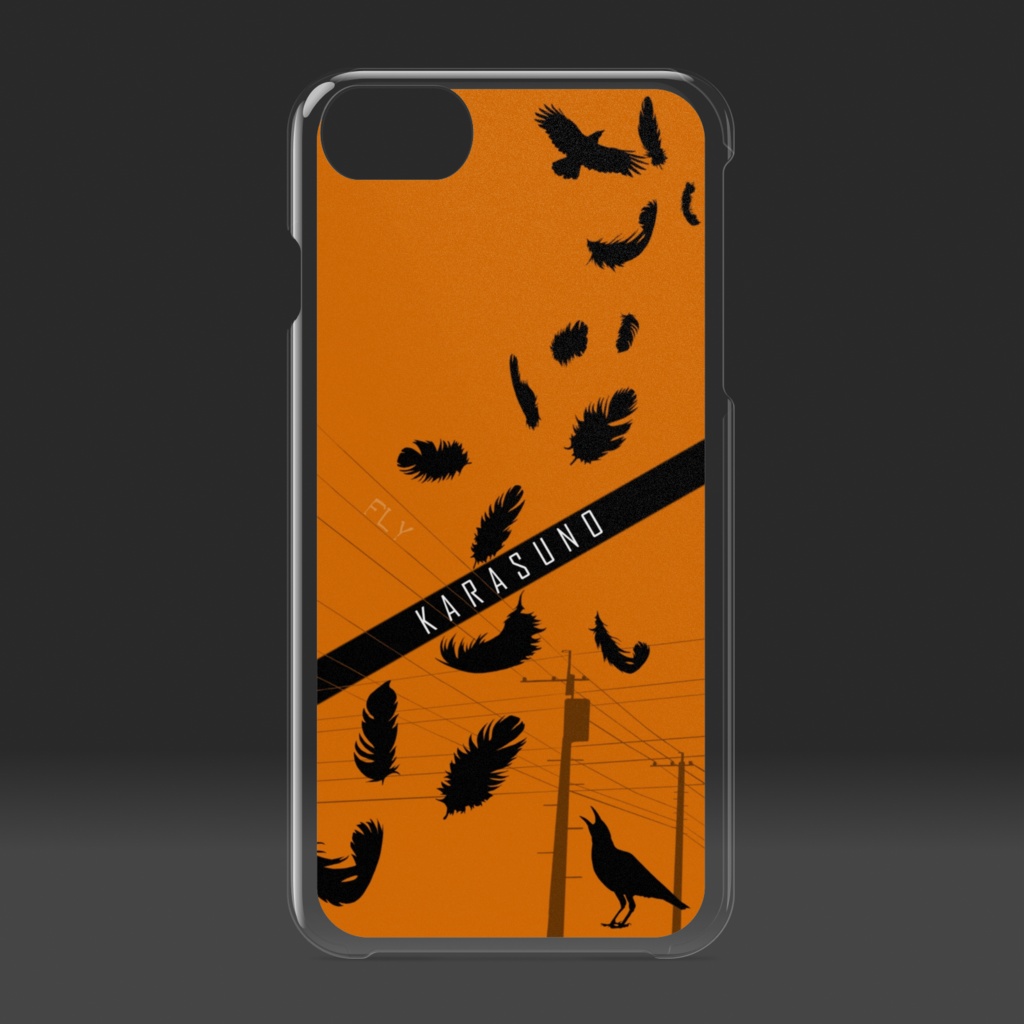 烏野イメージ iPhoneスマホクリアケース