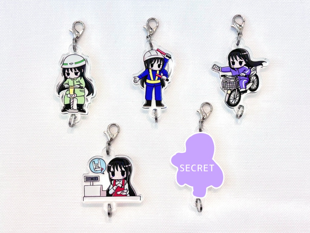 つながる！働くほむらちゃんアクキー（ランダム5種）