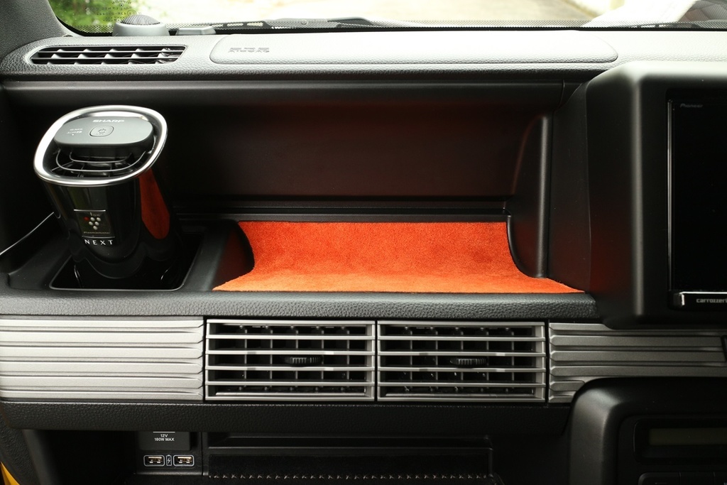 N－VANダッシュボード用マット（側面なし）型紙