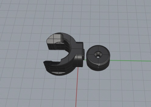 N-VAN 外部電源入力キット用フタ固定クリップ 3Dプリント用STLデータ