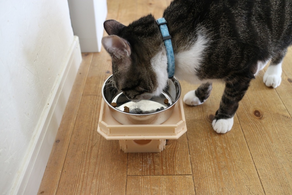 ねこ三方 レーザーカット用DXFデータ