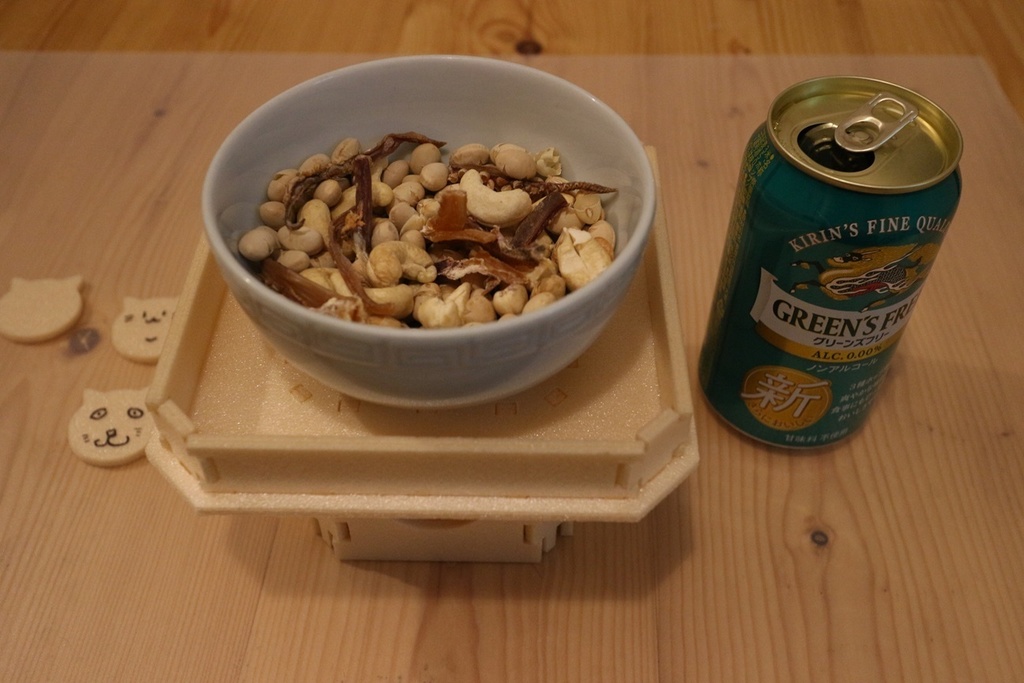 ねこ三方 レーザーカット用DXFデータ