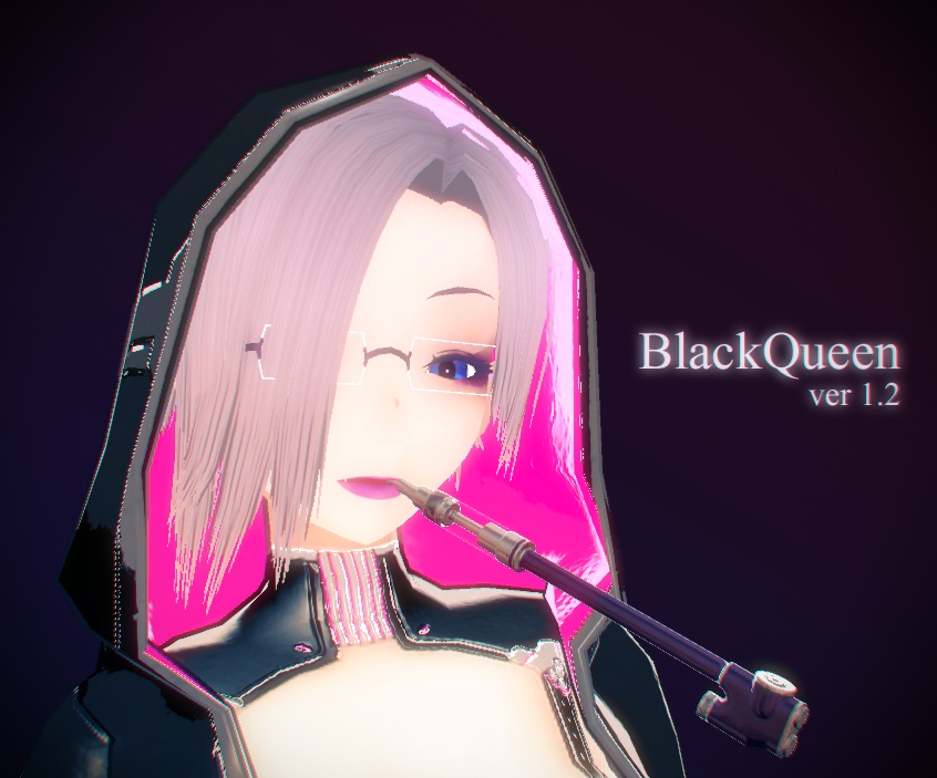 オリジナル3Dモデル『メルキュリアス - The BlackQueen - 』