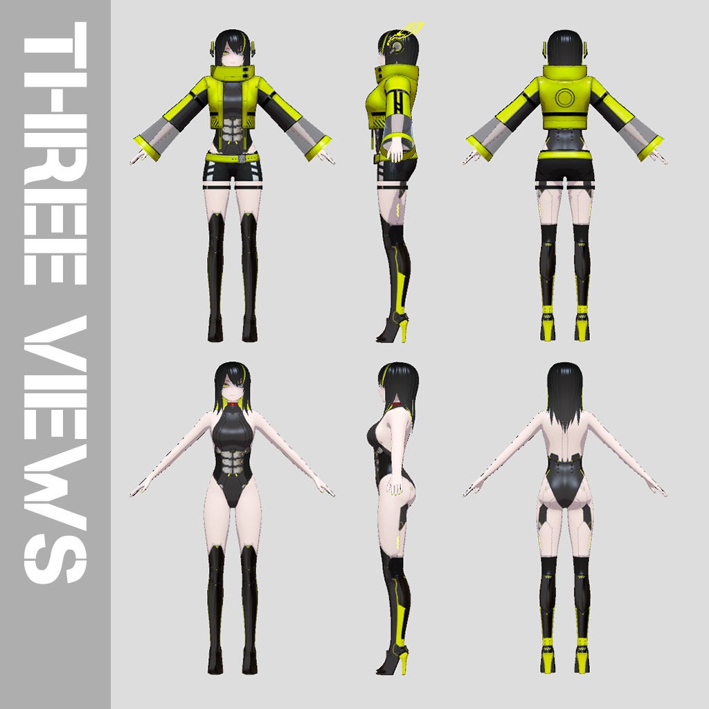 オリジナル3Dモデル『レオニィド Leonid』