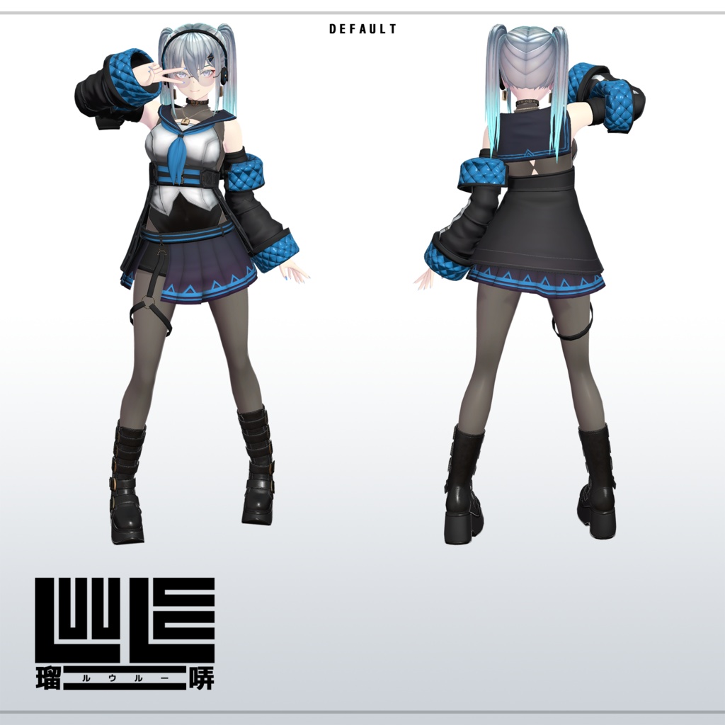 オリジナル3Dモデル『 瑠哢 : LWLE_ルウルー 』
