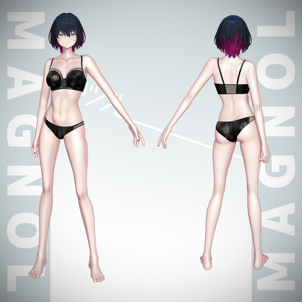 オリジナル3Dモデル「マグノル」