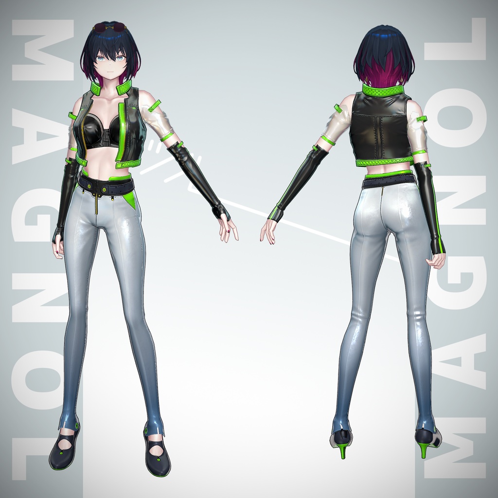 オリジナル3Dモデル「マグノル」