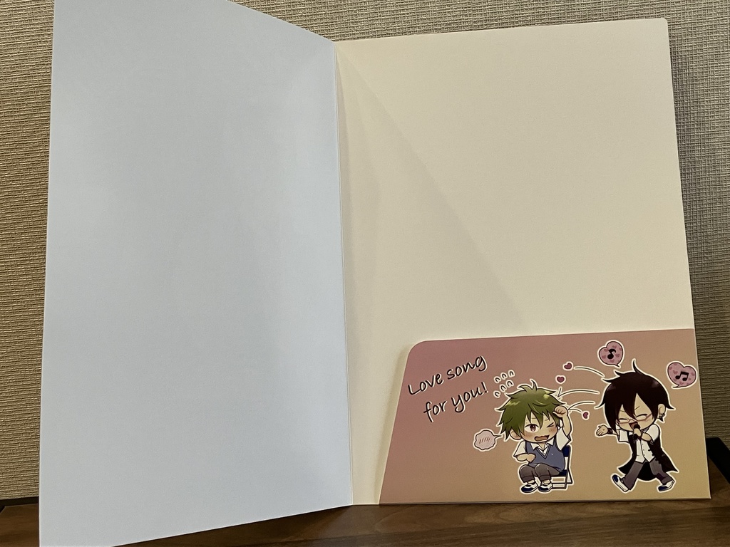 四季隼プチオンリー「Singin' Heartful-song!」ペーパーホルダー