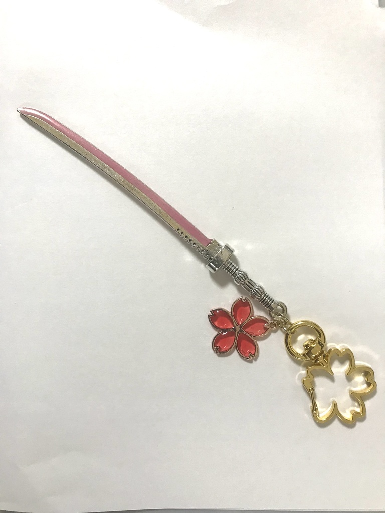 【姫乃桜みーあ監修】魅桜姫(姫プ丸)キーホルダー【特別ミニ色紙付き】②