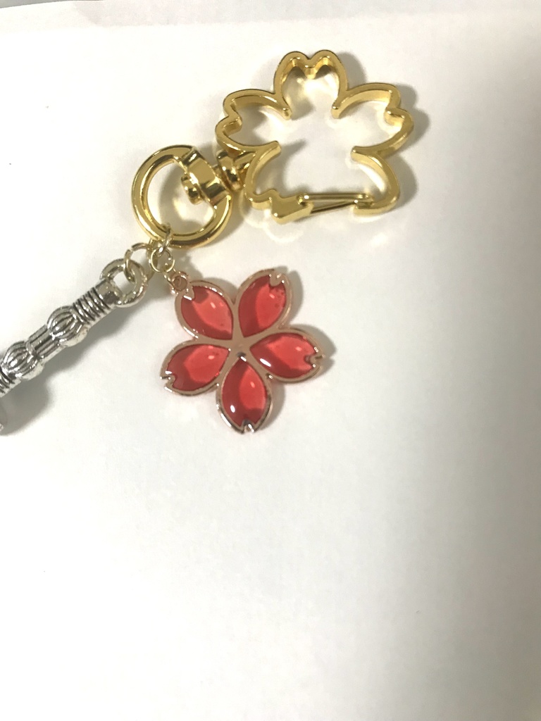 【姫乃桜みーあ監修】魅桜姫(姫プ丸)キーホルダー【特別ミニ色紙付き】③