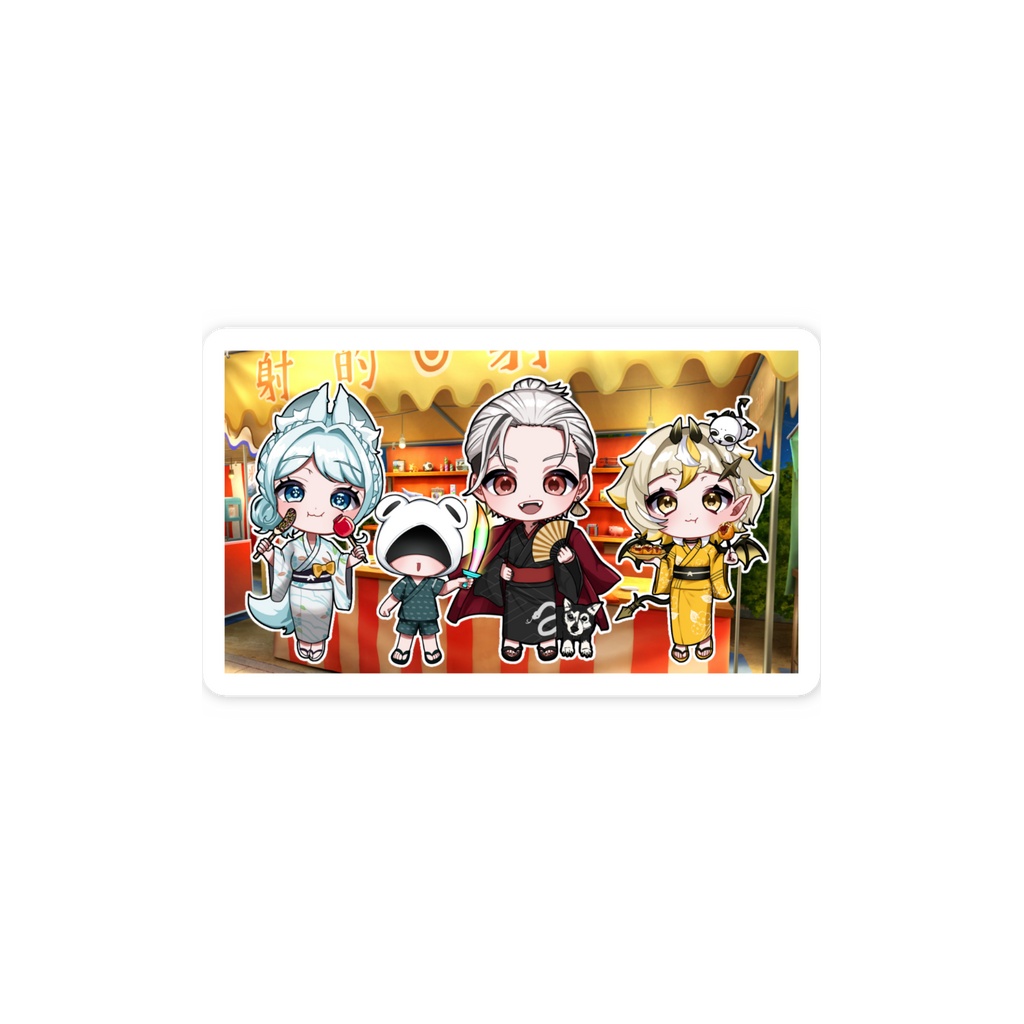 【期間限定】REW 浴衣SDスマホステッカー