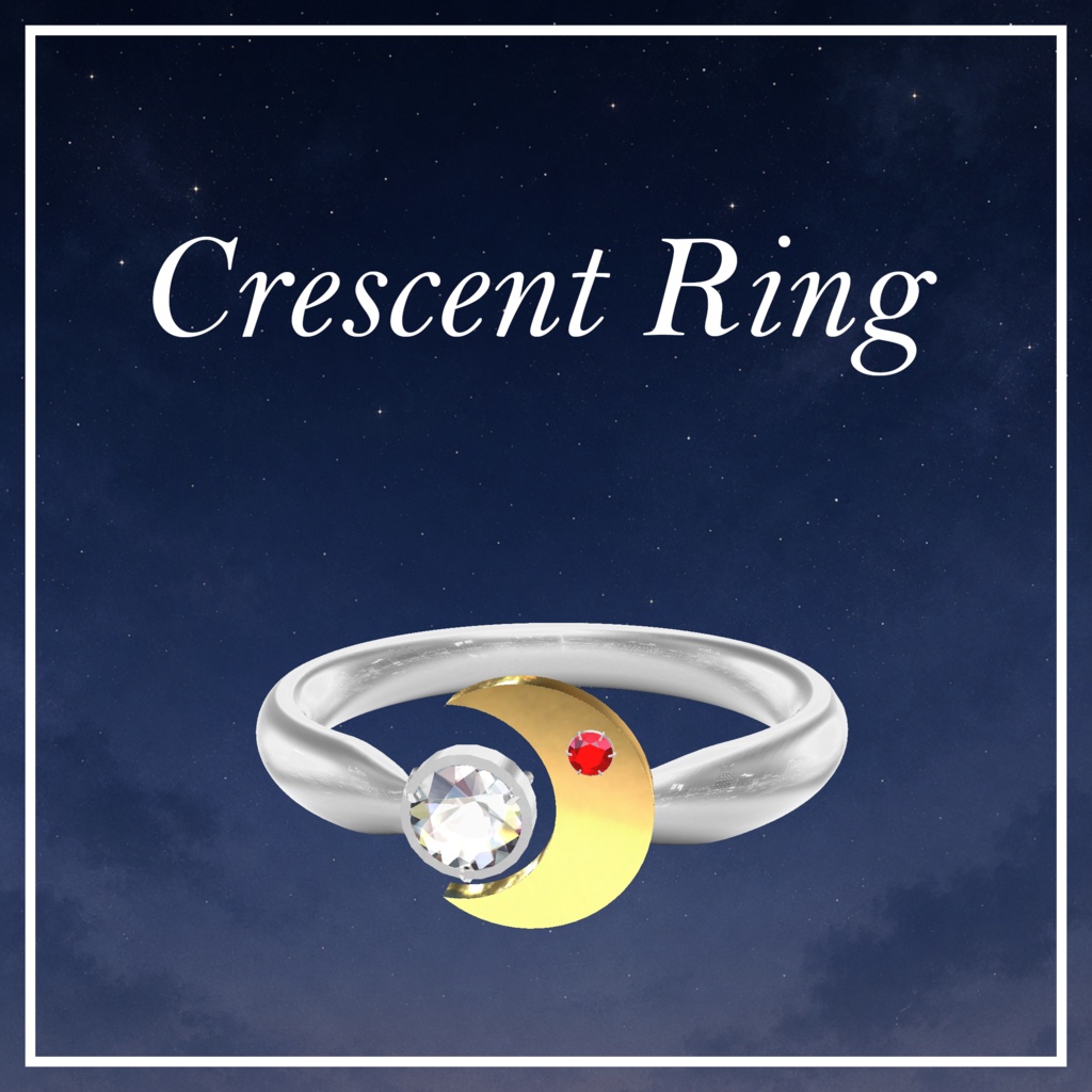 【期間限定無料】【開店記念】Crescent Ring