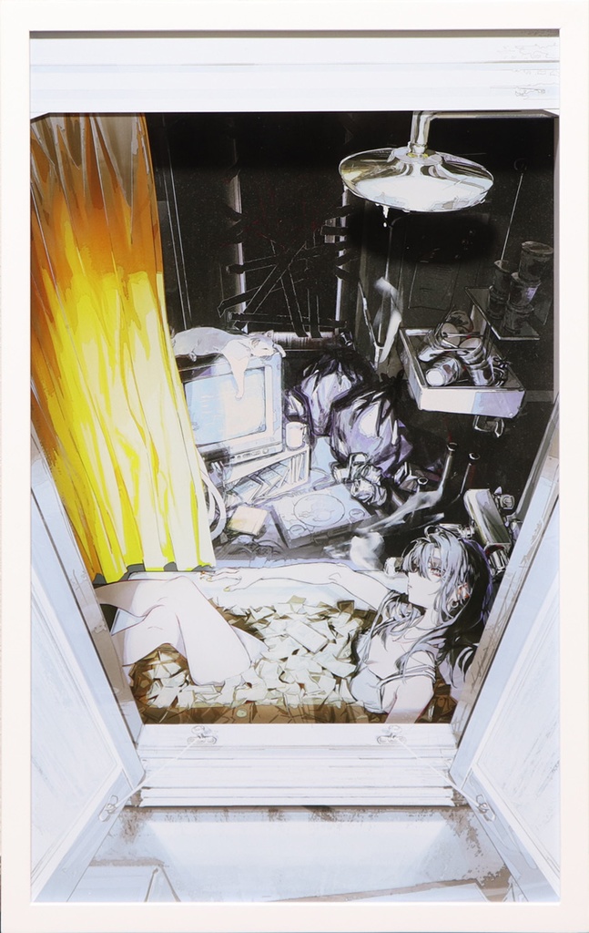 ろるあ　アクリルアート　渇愛 ‐欲愛‐