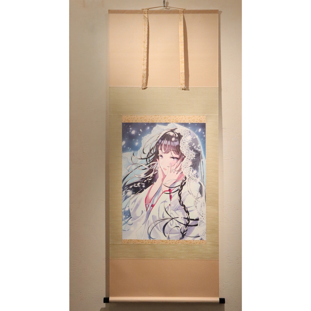 森倉円　雪女　掛軸　【受注生産】KYOTO