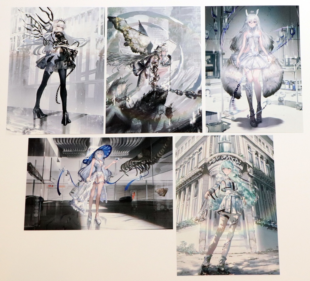 がわこ　ポストカード５枚セット　A