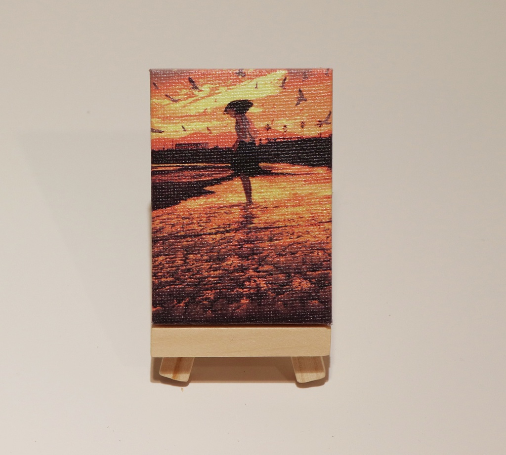 げみ　イーゼル付きミニキャンバス　B