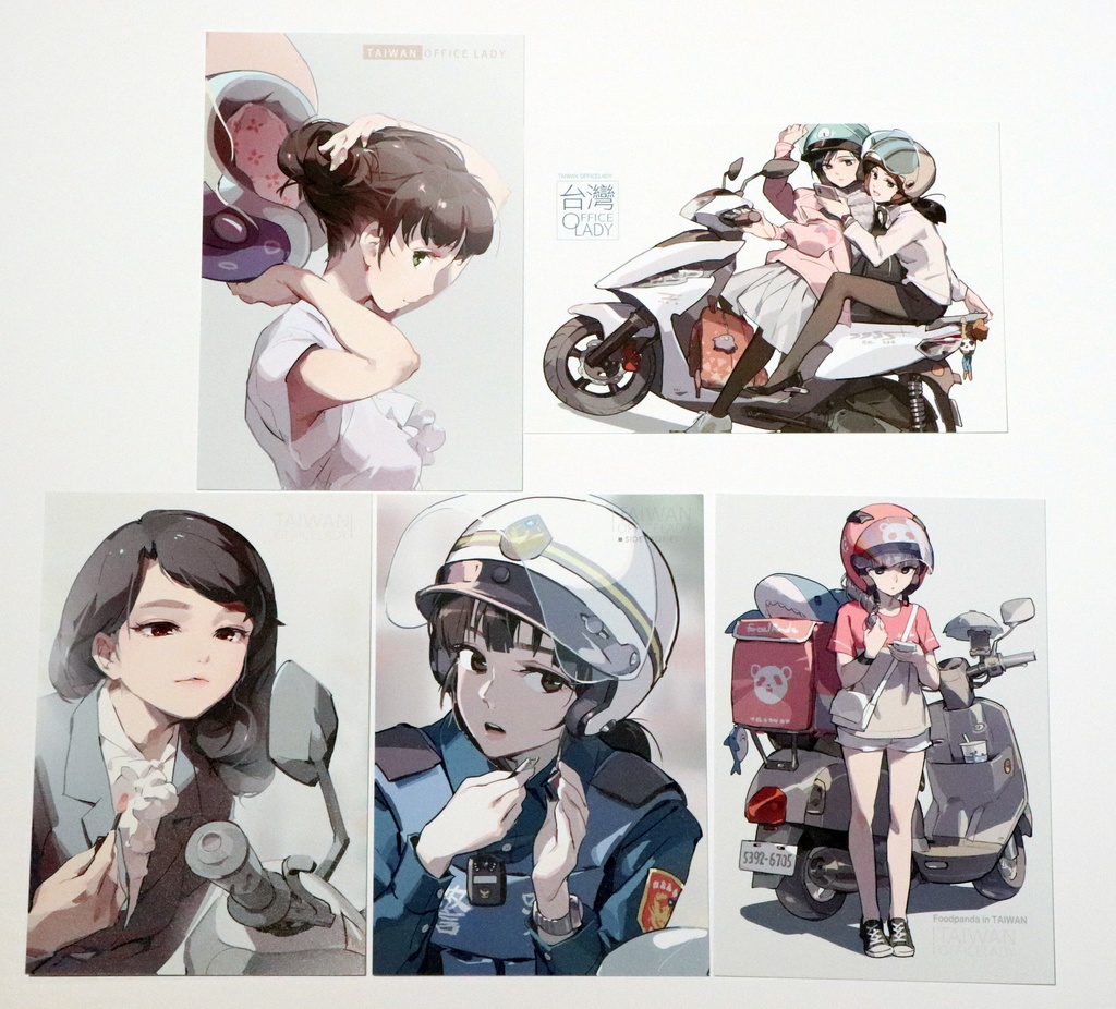 天之火　ポストカード5枚セット　B