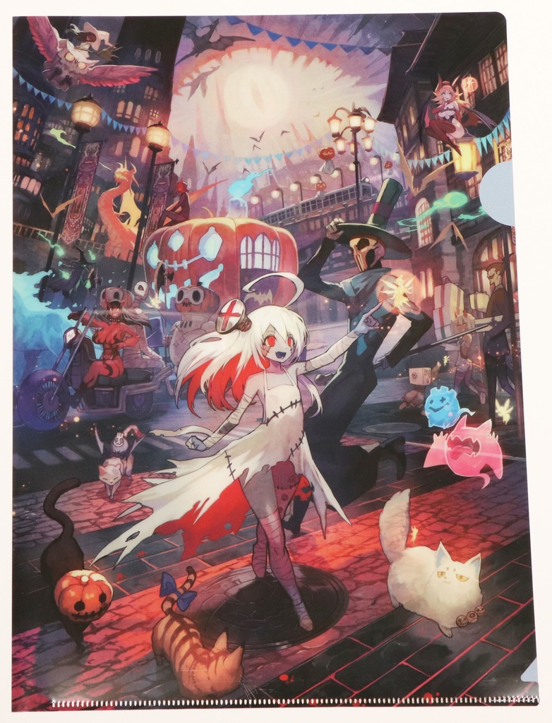 lack クリアファイル　魔女の瞳がみえる街