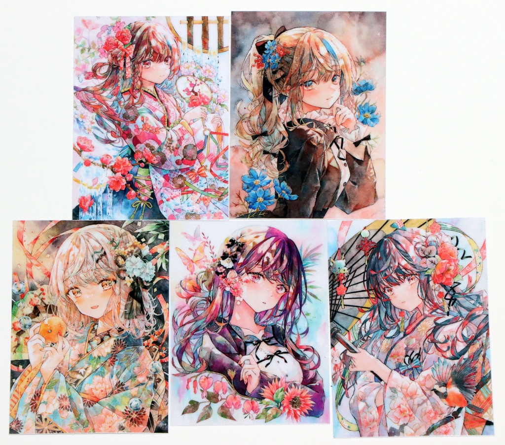 優子鈴　ステッカー５枚セット