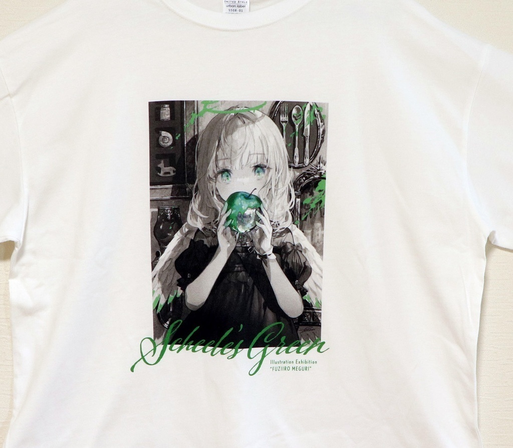 藤ちょこ　Tシャツ　シェーレグリーン　Lサイズ　【受注生産】