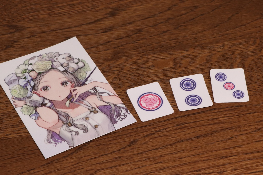 チェリ子　ステッカー４枚セット　bouquet