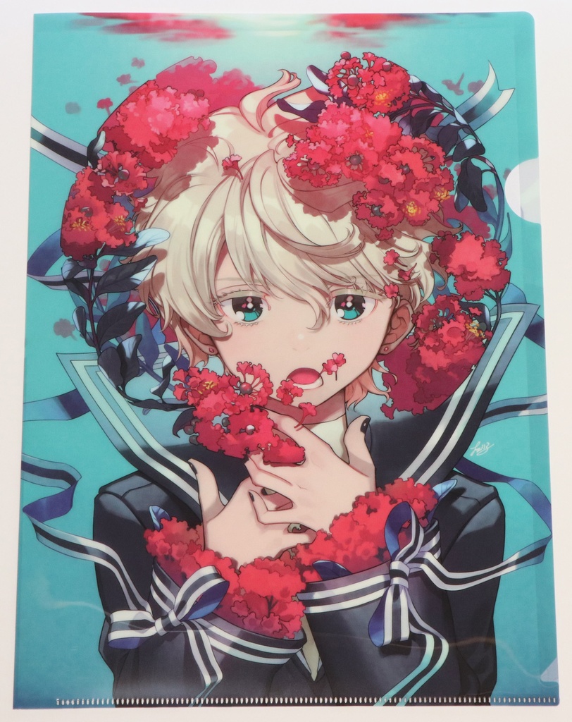 チェリ子  クリアファイル　花呼吸　花葬