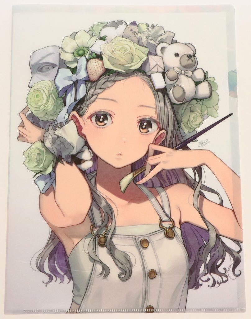 チェリ子  クリアファイル 　bouquet 　スーパーマーケットラプンツェル