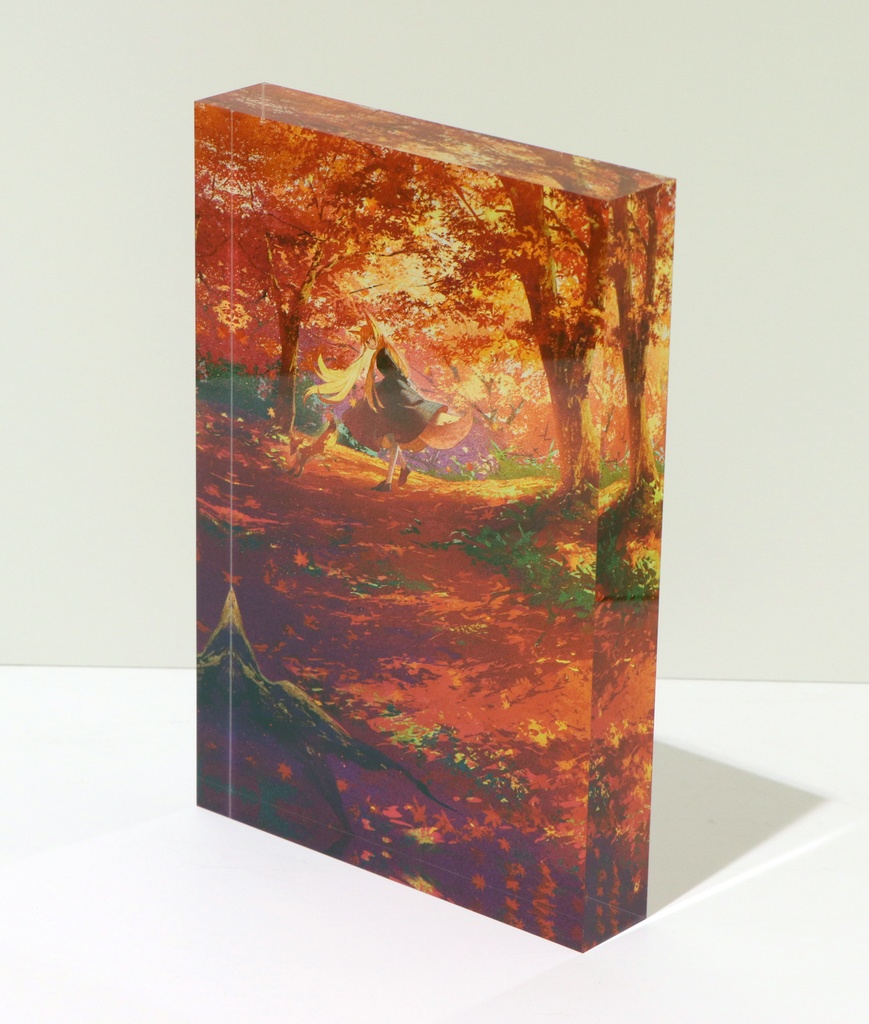 potg アクリルブロック　紅葉　【受注生産】