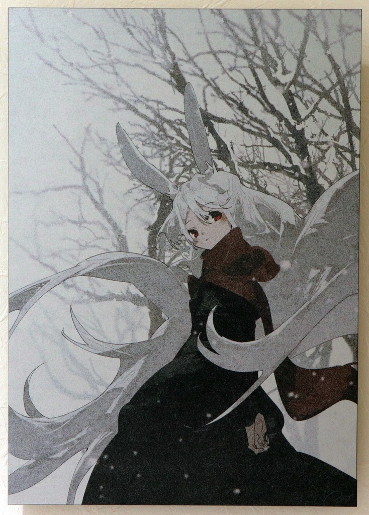 potg　雪　直筆サイン入りアルミ化粧板　【１点限定】【受注生産】