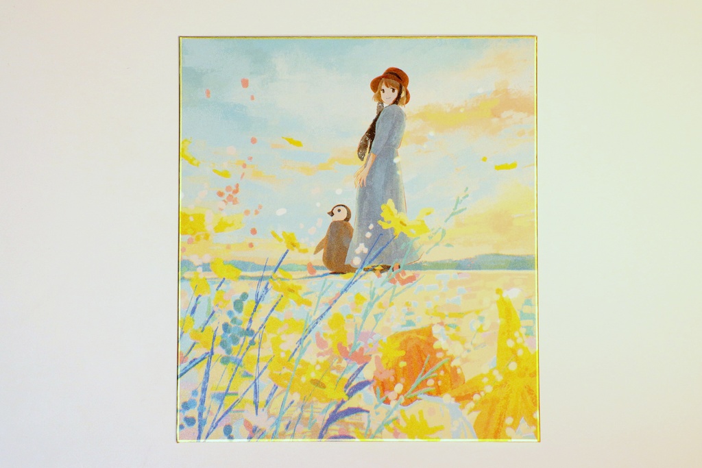 tabi　直筆サイン入りプリント色紙【数量限定】【受注生産】