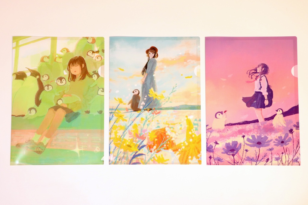 tabi　クリアファイル３枚セット