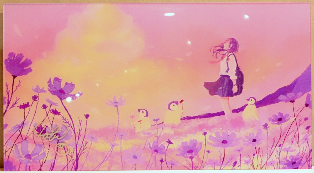 tabi　風に吹かれて　直筆サイン入りアクリルマウント　【１点限定】【受注生産】