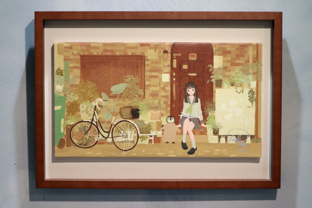 tabi　留守番　直筆サイン入りキャンバス　【１点限定】【受注生産】