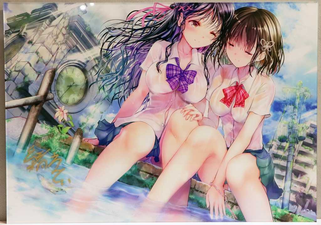 緒方てい　沈む世界に百合は咲く　アクリルマウント　【受注生産】