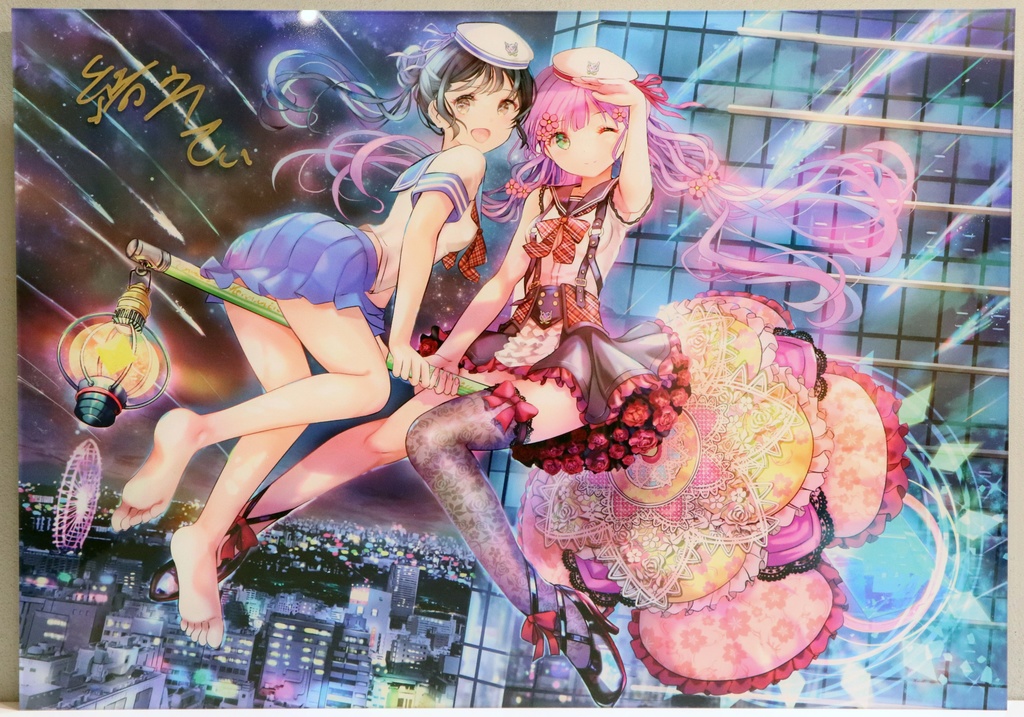 緒方てい　今夜二人で終末の流星（ほし）を見よう　アクリルマウント【受注生産】