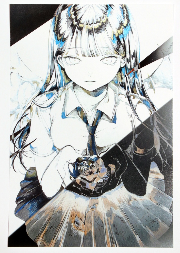 ケビンばやし　ポストカード  天使と悪魔