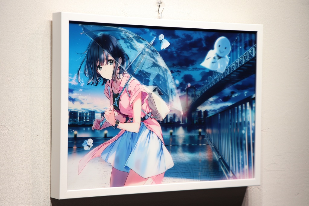 Tiv 「雨晴」 額付 【受注生産】 - ILLUST GALLERY TOLALA - BOOTH