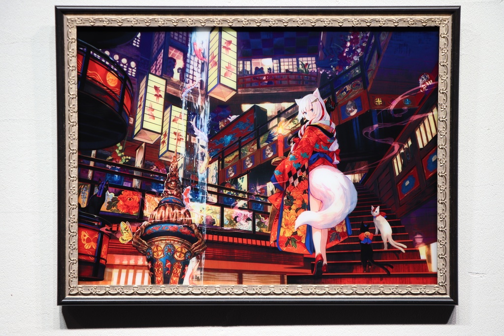 藤ちょこ 「幽り家」　額付　【受注生産】