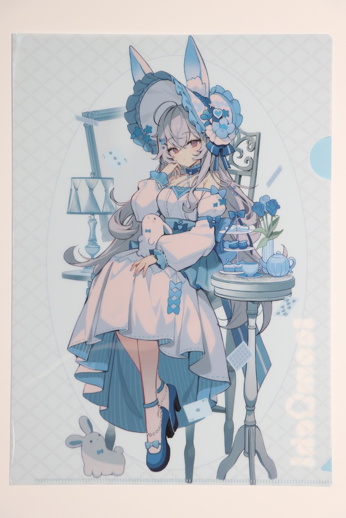 イコモチ　クリアファイル　三月兎の茶会